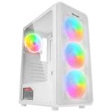 Rampage Helıos Mesh 650w 80+ Bronze Tempered Glass Rgb Beyaz Atx Gaming Kasa