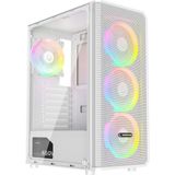 Rampage Helıos Mesh 650W 80 Plus Bronze Beyaz 4*12CM Rainbow Atx Mid-T Gaming Oyuncu Kasa - 650 W