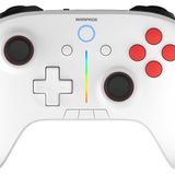 Rampage Hydra BT + 2.4 GHz PC Gamepad RGB Joypad Oyun Kolu Beyaz