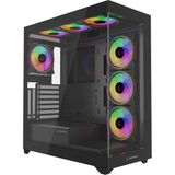Rampage Hydra V3 RGB Fanlı Siyah ATX Gaming Bilgisayar Kasası