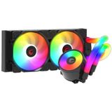 Rampage ICEBLADE C6 Siyah 72CFM 2000RPM ARGB Fan AM5/LGA1700 Uyumlu Ledli Tüplü 240mm Sıvı Soğutma