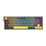Rampage Kaisel Siyah/Gri/Sarı Hot Swap 8000 Hz Gasket Manyetik RGB Rapid Trigger 128K Scan Rate Q PBT Keycap Analog Klavye