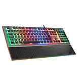 Rampage Kb-R101 Impressıve Gri-Siyah Usb Rgb Aydınlatmalı İnce Tasarım Red Switch Oyuncu Klavyesi (Kdo)