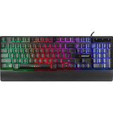 Rampage KB-R66 Mekanik HİSLİ USB Gökkuşağı Aydınlatmalı Q Multimedia Gaming Klavye Oyuncu Klavye