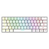 Rampage KB-RX63 B-ATOM Beyaz Bluetooth RGB Backlight Blue Switch Mekanik Q 63 Tuşlu Mini Gaming