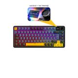 Rampage Kenpachi 75 Ekranlı Kablosuz RGB Hot Swap Gasket Oil Switch Türkçe PBT TUŞ Mekanik Oyuncu Klavyesi