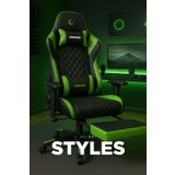 Rampage KL-R61 Styles Serisi Yeşil Oyuncu Koltuğu