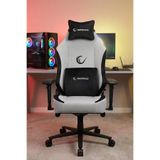 Rampage Kl-r72 Woof Beyaz Üst Seviye Terletmez Kumaş Oyuncu Koltuğu
