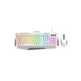 Rampage Km-34 Glare Beyaz Usb Rgb Aydınlatmalı Q 12800 Dpı Mouse Gaming Oyuncu Klavye Set