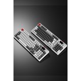 Rampage LOYAL Pro Beyaz/Gri 3 BT + 2.4 IPS Ekranlı Red Switch RGB Mekanik Kablosuz Klavye
