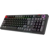 Rampage Loyal Siyah/gri USB Hot Swap Rgb Red Switch Mekanik Gaming Oyuncu Klavye - Siyah - Gri