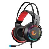 Rampage Lunatic Pro Rm-K25 Kırmızı Rgb 7.1 Usb Kablolu Kulak Üstü Oyuncu Kulaklığı-Ambalaj Hasarlı (Sıfır Kondisyonda)