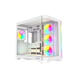 Rampage LYRON 7 ARGB Fan Kontrolcü Gaming Kasa Temperli Cam ATX Mid Tower Akvaryum Oyuncu Bilgisayar Kasa