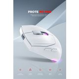 Rampage Prote M5 Pro Kablosuz Beyaz Rgb Ledli Şarjlı 26000 Dpı 3395 Sensor Gaming Oyuncu Mouse