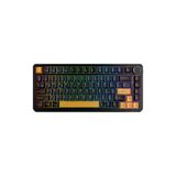 Rampage Quell Siyah Hot Swap 2.4G + BT Wireless RGB Gasket Oil Switch Türkçe Q PBT Keycaps Mekanik K