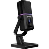 Rampage RA-MP75 CYCLONE Siyah RGB USB Ses Göstergeli Gaming Oyuncu Masaüstü Mikrofon Profesyonel Youtube Twitch Yayıncı Mikrofonu Siyah