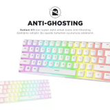 Rampage Radıant K11 Siyah Type-C Bağlantılı Rgb Puding Tuşlu Us Layout (Ingilizce Q Klavye) Red