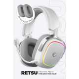 Rampage RETSU Triple Mode (Kablosuz/Bluetooth/2.4G) Protein Deri Extra Pad Oyuncu Kulaklığı