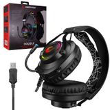 Rampage Rm-K18 Double Kablolu Oyuncu Kulak Ustu Kulaklik Usb Mikrofonlu Ledli Ps4 Uyumlu