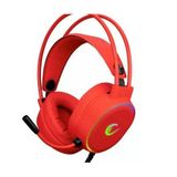 Rampage Rogue Kırmızı Rgb 7.1 Usb Kablolu Kulak Üstü Oyuncu Kulaklığı