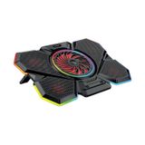 Rampage S47 Coolflow Kırmızı LED Laptop Soğutucu Stant