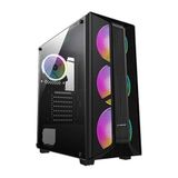 Rampage Saioler 600W 80Plus Bronze Siyah 4x12 Rainbow Fanlı Bilgisayar Kasası