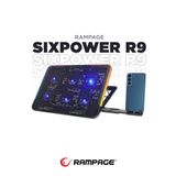 Rampage Sixpower R9 Rgb 6 Fan Telefon Tutuculu 15,6 Inç Notebook Soğutucu Stand