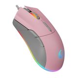 Rampage SMX-R21 Compact Pembe Kablolu Oyuncu Mouse
