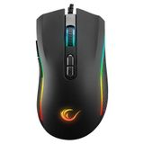Rampage Smx-R44 Rgb Oyuncu Mouse 12800 Dpi Makrolu Drag Click Destekli USB Örgü Kablolu Siyah Gaming Mouse