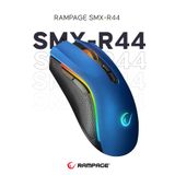 Rampage Smx-r44 V2 Makrolu Mavi 12800 Dpı Rgb Usb Drag Click Örgü Kablo Pro Gaming Oyuncu Mouse