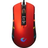 Rampage SMX-R600 Python Oyuncu Mouse 12400 DPI Oyun İçin Sağ ve Sol El Uyumlu - Kırmızı