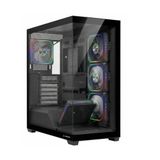 Rampage Sylon ARGB Fanlı Siyah 750 W ATX Gaming Bilgisayar Kasası
