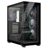 Rampage Sylon ARGB Fanlı Siyah 850 W ATX Gaming Bilgisayar Kasası