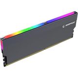 Rampage TRIM X20 Siyah UDIMM Uyumlu ARGB Aluminyum PC RAM Soğutucu Yüksek Performans ve Aydınlatma