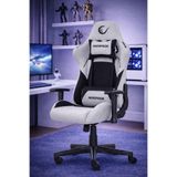 Rampage Üst Seviye Terletmez Kumaş Gri/Siyah Gaming Oyuncu Koltuğu Peak KL-R26