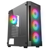 Rampage Vıgılant Mesh 650W 80+ Bronze Rgb Fan Atx Siyah Mıd Tower Oyuncu Bilgisayar Kasası