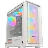 Rampage Voyager RGB Fanlı Beyaz 750 W ATX Gaming Bilgisayar Kasası