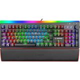 Rampage X-Tracer KB-R97 RGB Red Switch Kablolu Mekanik Bilek Destekli Oyuncu Klavyesi