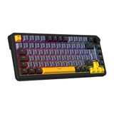 Rampage Yamikage Kablolu-Kablosuz- Bluetooth RGB Gaming Oyuncu Klavyesi, Gasket Mount, Hot Swap, PBT Keycap, 2.4 GHz, USB-C, Türkçe Q, 80 Tuş
