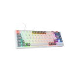 Rampage YORU Mini RGB Mekanik Gaming Oyuncu Klavyesi – Outemu Red Switch, Hot-Swap, Anti-Ghosting Beyaz/Gri
