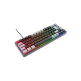 Rampage YORU Mini RGB Mekanik Gaming Oyuncu Klavyesi – Outemu Red Switch, Hot-Swap, Anti-Ghosting Gri/siyah