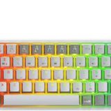 Rampage Yoru Mini Rgb Red Switch Mekanik Beyaz/Gri Type-C Kablolu Gaming Klavye