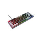 Rampage YORU MINI Siyah/Gri Type-C Bağlantılı OUTEMU Red Swich Q Mekanik Gaming Oyuncu Klavye