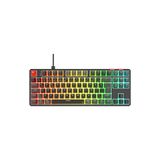 Rampage Yoru TKL Siyah/Gri Outemu Red Swich Mekanik Rgb Oyuncu Klavyesi Kablolu Hot Swap Q Türkçe