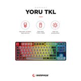 Rampage Yoru Tkl Type-c Outemu Rgb Red Swich Mekanik Oyuncu Klavyesi- Gri/siyah