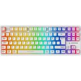 Rampage Zephyra Tkl Rgb Beyaz Sessiz Türkçe Q Gaming Klavye Keyboard Kompakt Profesyonel Oyuncu Klavyesi
