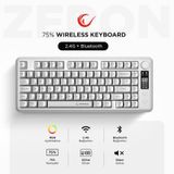 Rampage Zeron RM-K87 RGB %75 TKL Membrane Switch Kablosuz Oyuncu Klavyesi