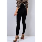 Ramrod Kadın Süper Skinny Toparlayıcı Siyah Jean Kot Pantolon %97 Pamuk Ekstra Likra - 32
