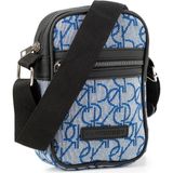 Ramsburry Unisex Çok Gözlü Göğüs Çantası Su İtici Kumaş ile Ayarlanabilir Askılı 16x20x8 cm - Mavi
