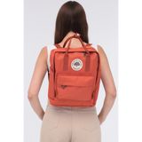 Ramsburry Unisex Imperteks Su Geçirmez Kumaş Kiremit-Turuncu Renk Sırt Çantası